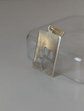Load image into Gallery viewer, Silver Steed Paw Print Tag Silver Pendant