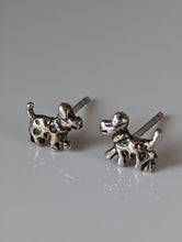 Load image into Gallery viewer, Silver Steed Dalmation Silver Stud Earrings