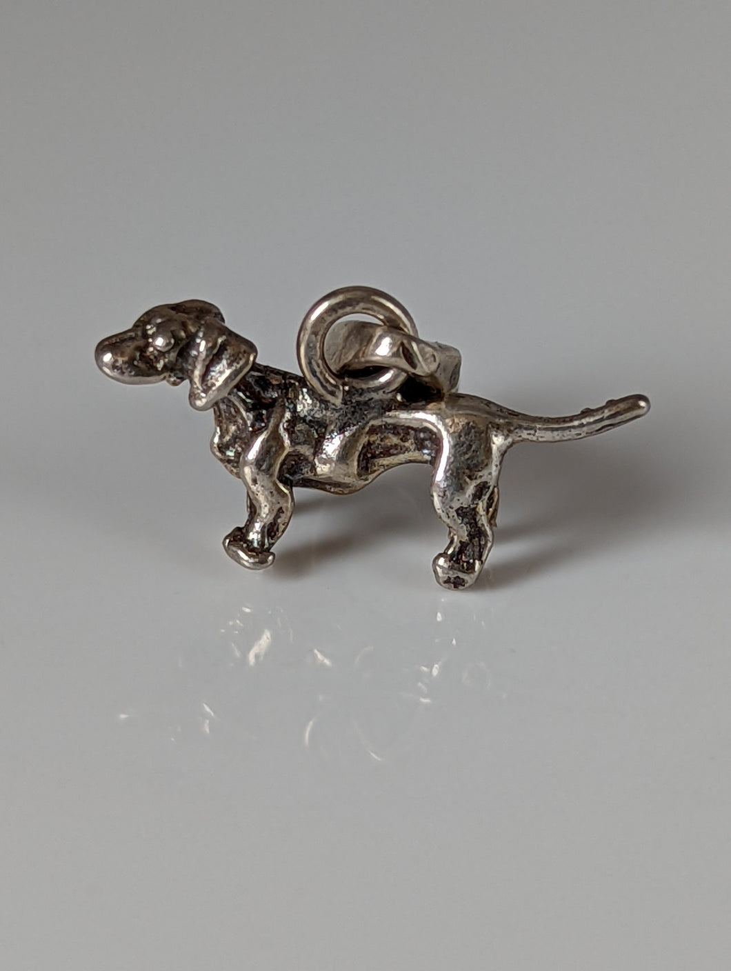 Silver Steed Dachshund Silver Pendant