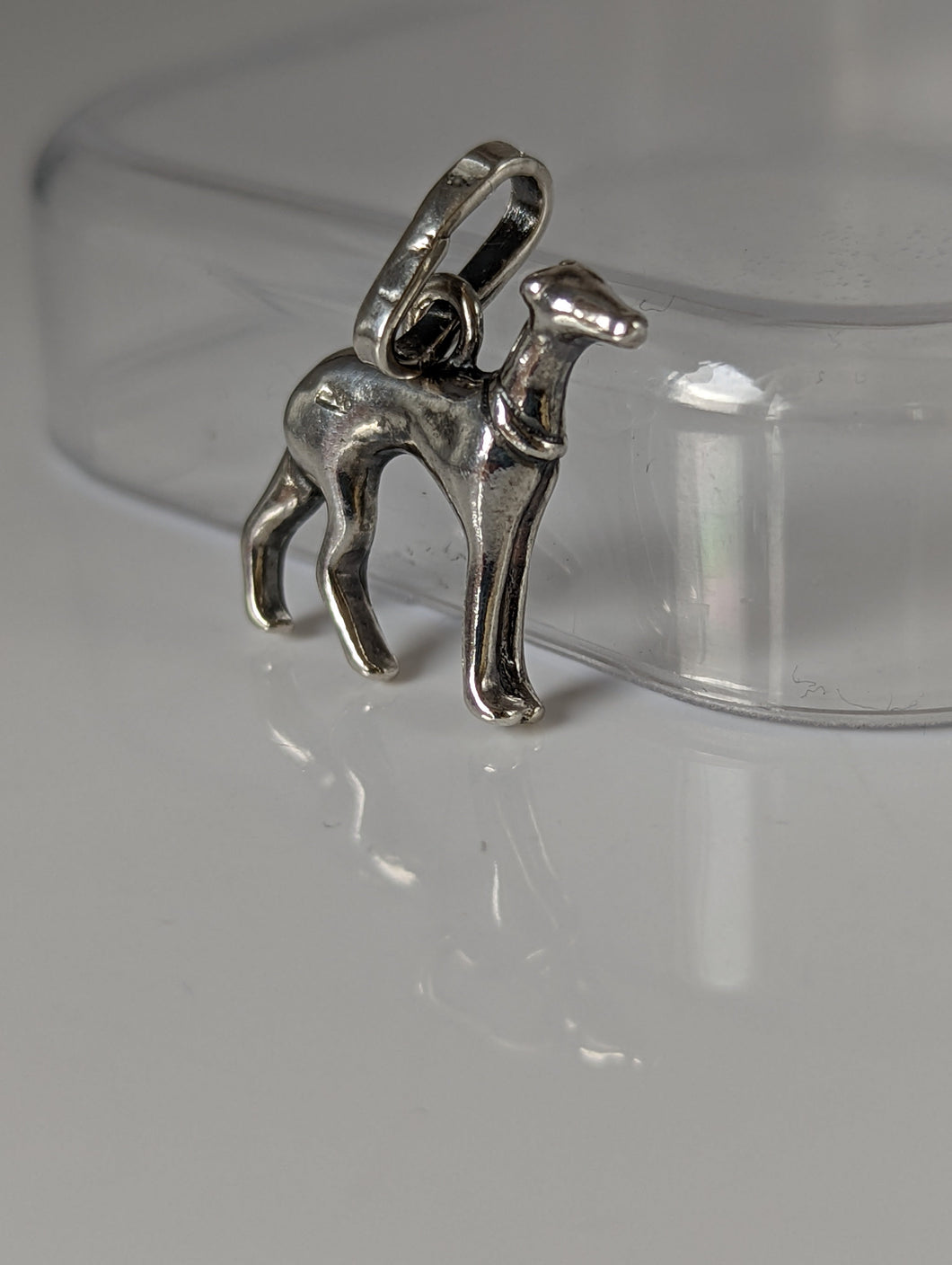 Silver Steed Greyhound Silver Pendant